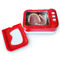 Портативный небольшой ультразвуковой уборщик, красный ультразвуковой зубоврачебный КЭ Рохс уборщика