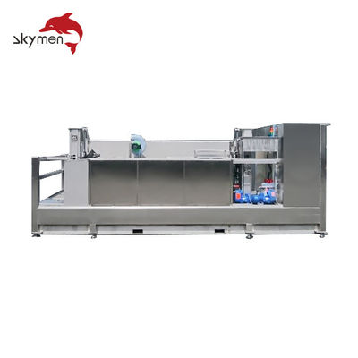 КАЧЕСТВО  Large Industrial Ultrasonic Cleaning Machine With Filtration Cycle Ultrasonic Bath Heat Exchanger ФАБРИКА