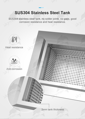 Skymen JP-180ST Промышленный ультразвуковой очиститель 53L 900W цифровой таймер