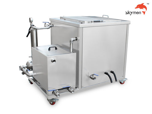 Skymen Industrial Ultrasonic Cleaner with 3000W Heating Power 28kHz/40kHz Frequency and PLC Control for Auto Parts