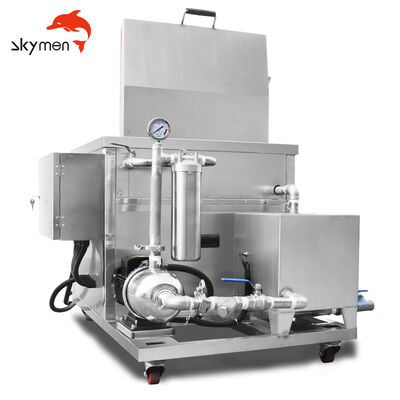 Китайская фабрика Skymen 175L 2400W Промышленная ультразвуковая очистительная машина для очистки деталей блока двигателя