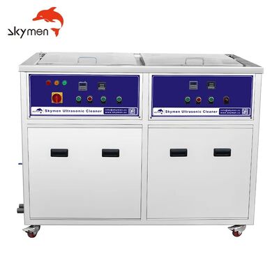 New Arrivals Large Double Tanks Industrial Ultrasonic Cleaner with Filtration and Rinsing System for Autoparts
