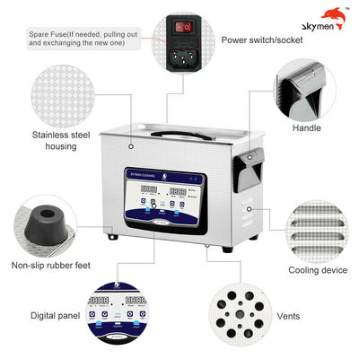 200W уборщик 40KHz Benchtop 1,19 галлонов ультразвуковой для частей велосипеда