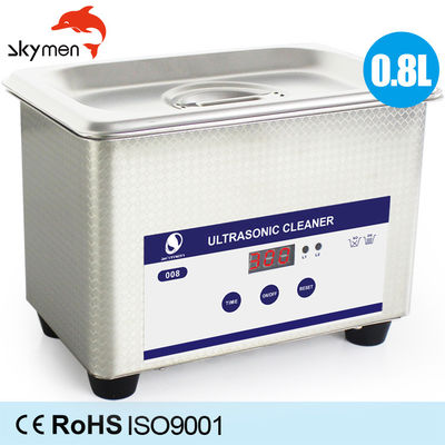ROHS 2,6 дюйма уборщика 0.8L Eyeglasses ультразвукового с корзиной