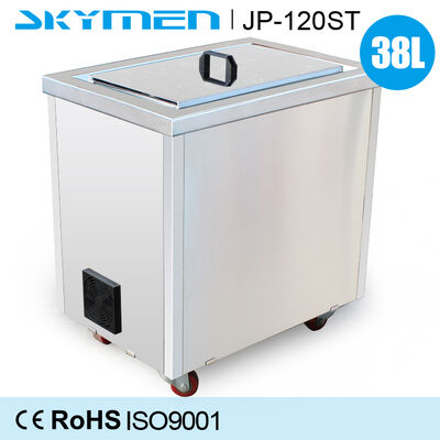 Skymen OEM JP-120ST 38L Промышленный ультразвуковой очиститель с большим резервуаром с резервуаром из нержавеющей стали для автомобильной промышленности