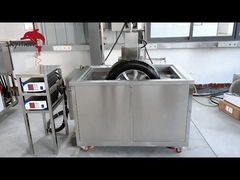 Очистка колес для больших грузов с помощью УЗИ-очистителя колес Skymen. Промышленное решение